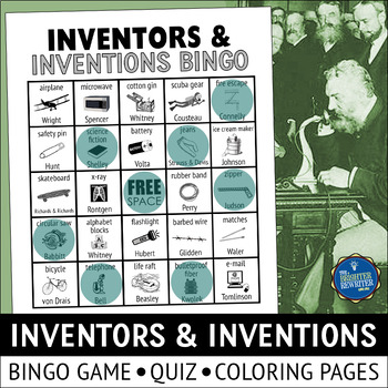 Preview of Inventors and Inventions Bingo Game