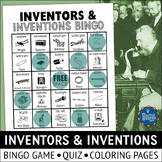Inventors and Inventions Bingo Game