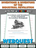 Industrial Revolution Inventions and Inventors  - Webquest