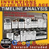 Inventions of the Gilded Age Timeline Lesson - Common Core