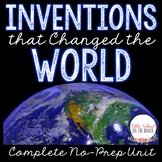 Inventions that Changed the World Unit - No Prep