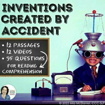 Preview of Inventions that Happened by Accident for Reading or Listening Comprehension