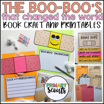 Preview of Inventor Book Activities K-4 - The Boo Boos that Changed the World