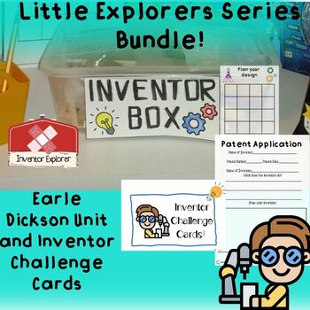 Preview of Inventor Bundle - Earle Dickson Unit and Inventor Challenge Cards, Science