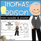 Inventor: Thomas Edison Mini Reader & Poster Set First Kin