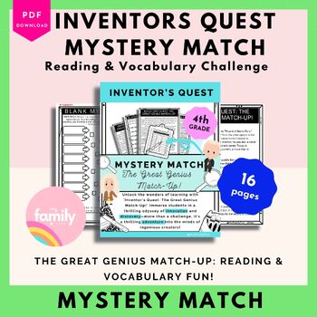 Preview of Inventors Reading Comprehension - History