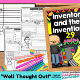 Inventors and Inventions Research Project Activity 4th 5th Grades