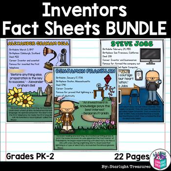 Preview of Inventors Fact Sheets for Early Readers