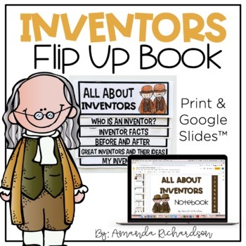 Preview of Inventors Activities Flip Up Book