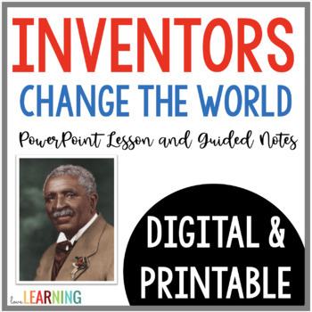 Preview of Inventors and Inventions Lesson and Notes - Industrial Revolution Inventions