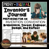 Inventor's Journal: Brainstorm, Invent, Engineer, Design, 