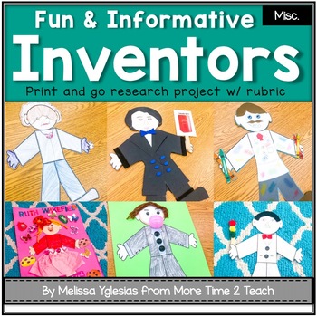 Preview of Inventors Research Project {Directions, Pictures, and Rubric Included}