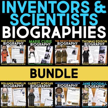 Preview of Inventors & Scientists Biographies BUNDLE