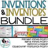 Inventors and Inventions Bundle of Research Projects Templates