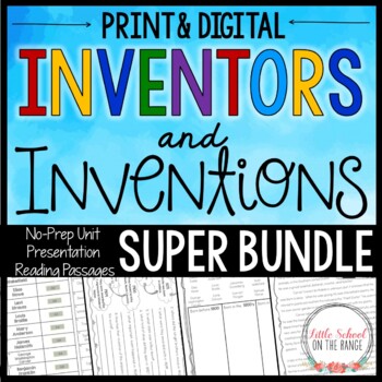 Preview of Inventors and Inventions SUPER BUNDLE