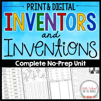 Preview of Inventors and Inventions Unit | Print and Digital