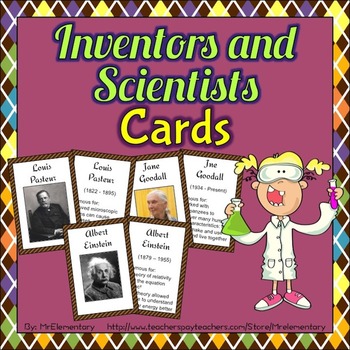 Preview of Inventors Trading Cards and Activities