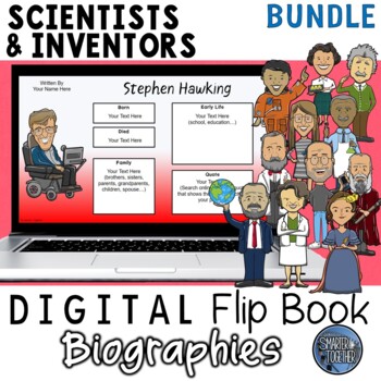 Preview of Inventors and Scientists Digital Biography Template Pack