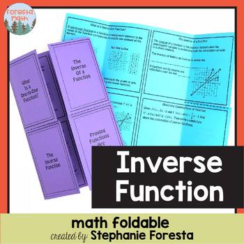 Preview of Inverse Function Foldable