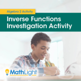 Inverse Functions Investigation Activity | Algebra 2 Activ