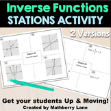 Inverse Functions Stations Activity - Review Test Prep