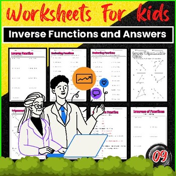 Preview of Inverse Functions Worksheet and Answers