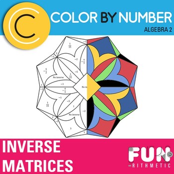 Preview of Inverse Matrices Color by Number