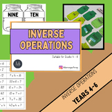 Inverse Operations. Year 4 - 6