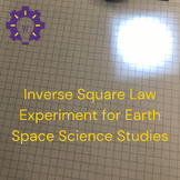 Inverse Square Law Lab using light for MS and HS Earth-Spa