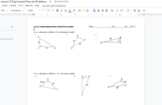 Inverse Trig Functions Find a missing Angle Practice works