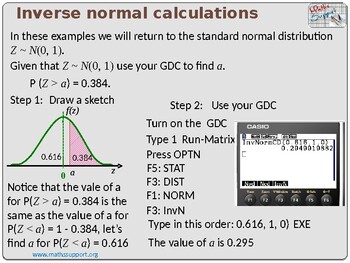 inverse normal distribution table pdf
