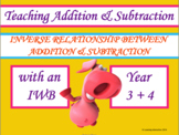 Inverse relationship between addition and subtraction