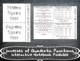Inverses of Quadratic Functions Foldable AR.3C