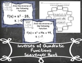 Inverses of Quadratic Functions Scavenger Hunt AR.3C