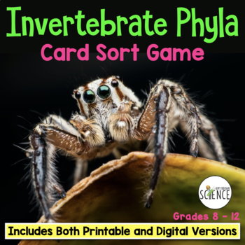 Preview of Invertebrates Card Sort Game