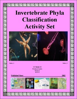 Preview of Invertebrate Phyla Classification Activity Set