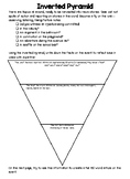 Inverted Pyramid Worksheet - Journalism (Lucy Calkins G4)