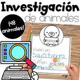 Investigación de animales Reporte en español Animal Resear