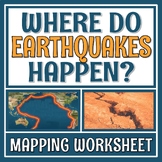 Plate Tectonics Investigate Earthquakes Activity Worksheet
