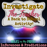 Investigate the Teacher - Middle School - Inferencing - Ma