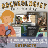 Investigating Artifacts Student Archeologist and Historian