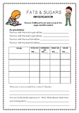 Investigating Fats and Sugars