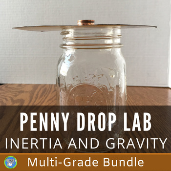 Cover for experimenting about inertia and Gravity with kids.