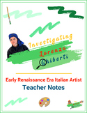 Investigating Lorenzo Ghiberti - Artist Unit Study - The A
