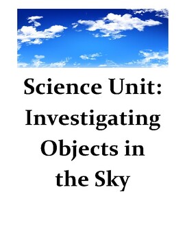 Preview of Investigating Objects in the Sky Word Wall