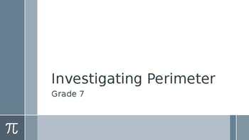 Preview of Investigating Perimeter Year 7 Australia