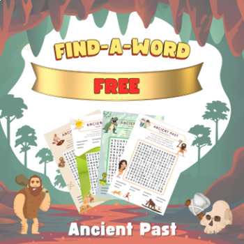 Preview of Investigating the Ancient Past - FREE Word Search