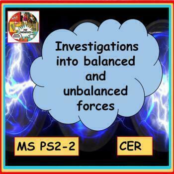 Preview of Investigations into balanced and unbalanced forces  MS PS2-2 CER