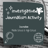 Investigative Journalism - Activity and Worksheet!