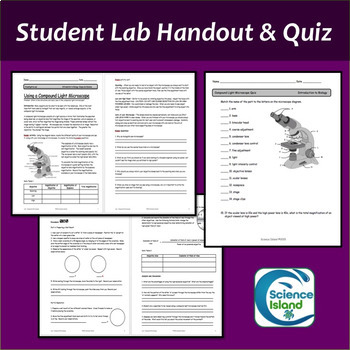 Microscope Parts And Use Worksheet Answer Key - Micropedia